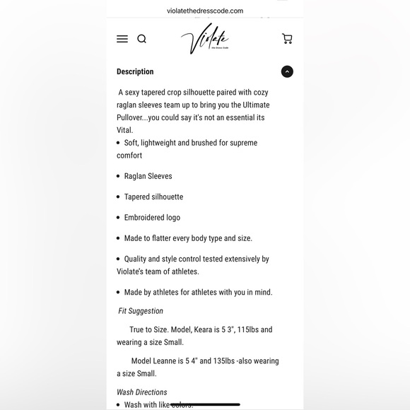 Vital pull over Violatethedresscode new - Picture 9 of 9